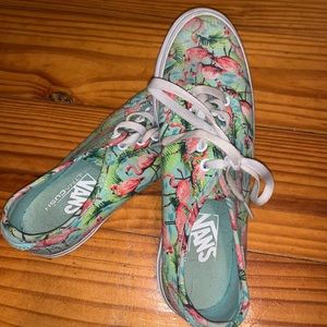 Flamingo Vans size 8